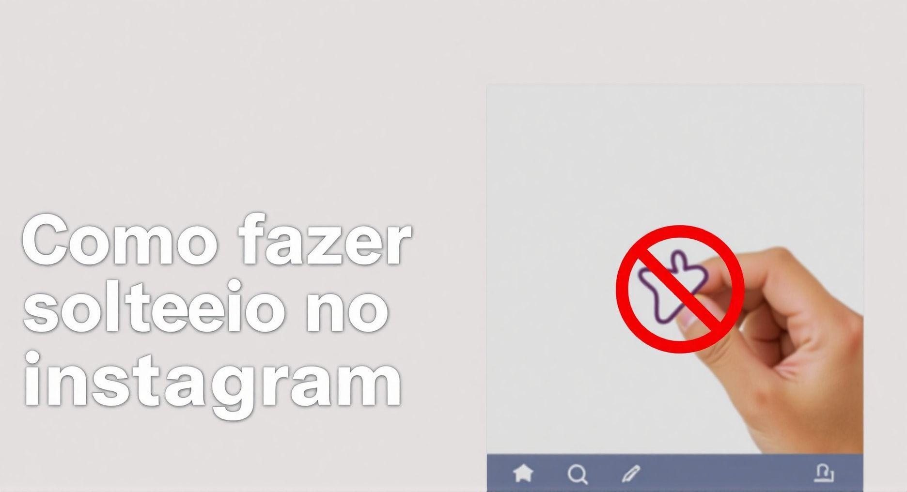 Como fazer sorteio grátis no Instagram?