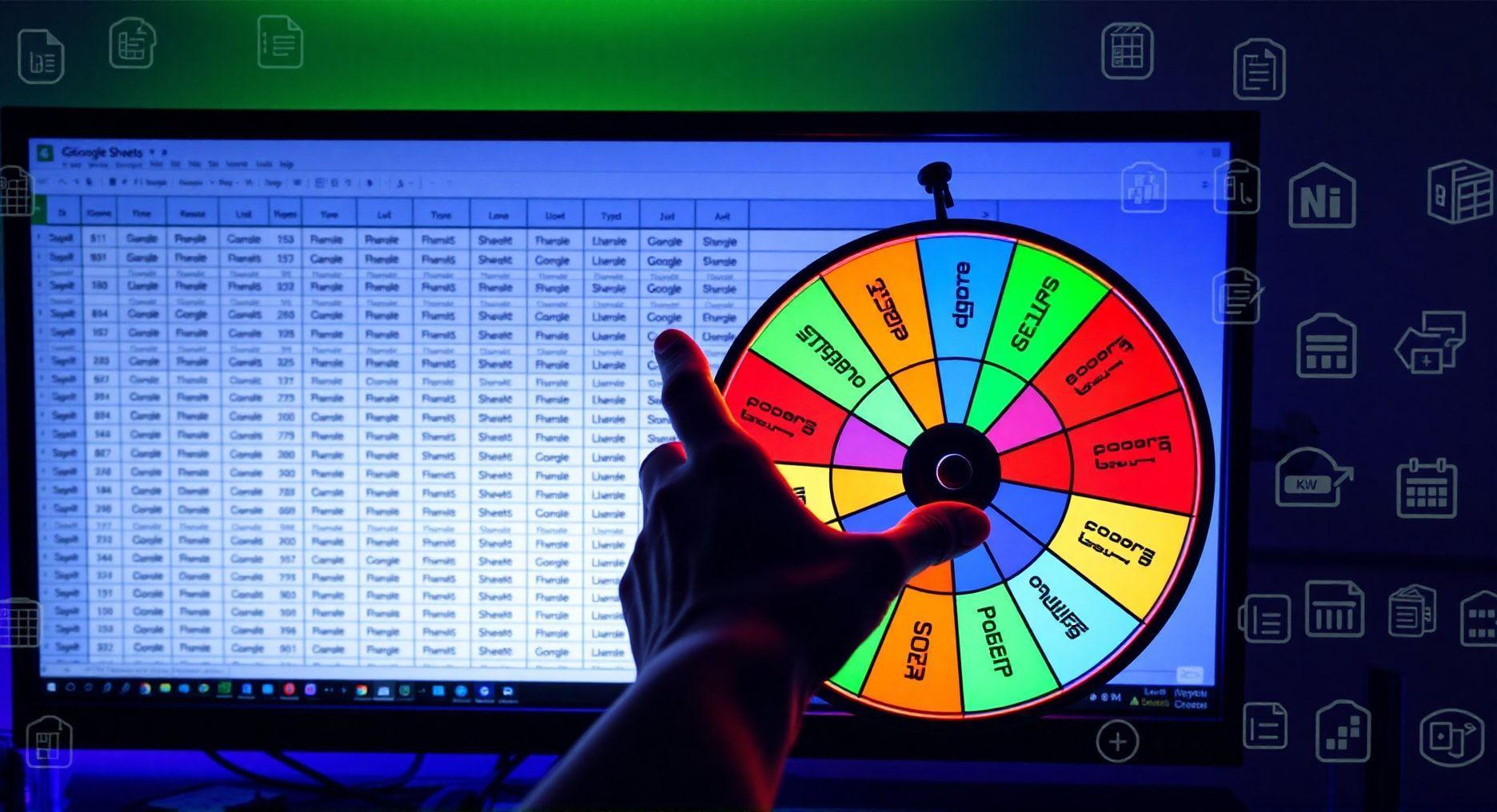 Como fazer sorteio pelo Google Sheets?