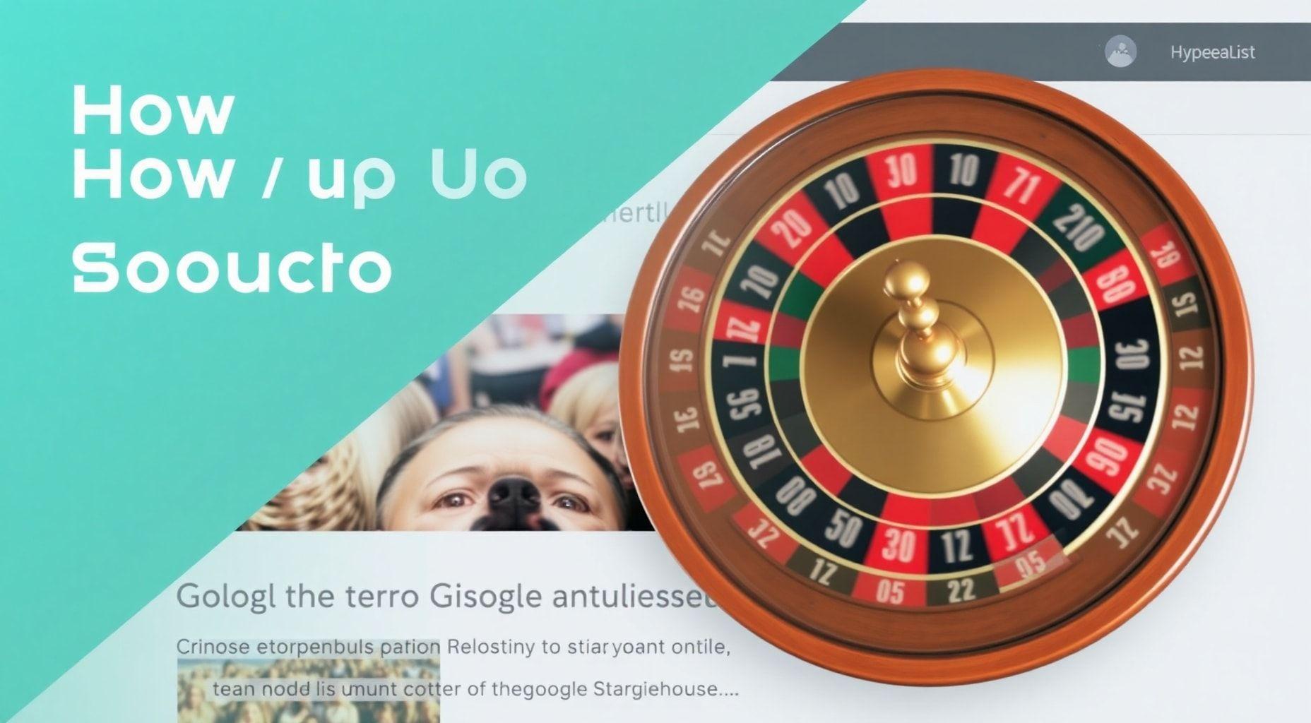 Como usar a roleta do Google?
