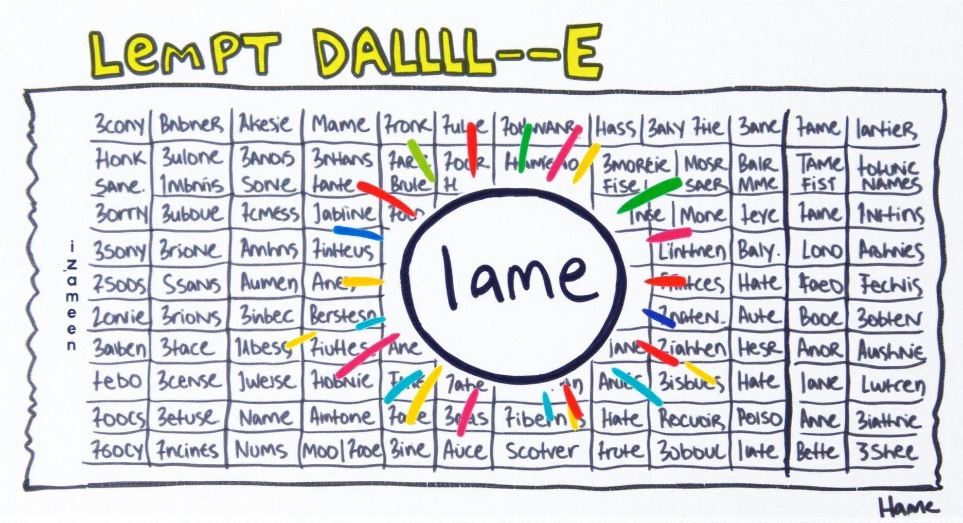 Qual o nome que mais sai na rifa de 100 nomes?