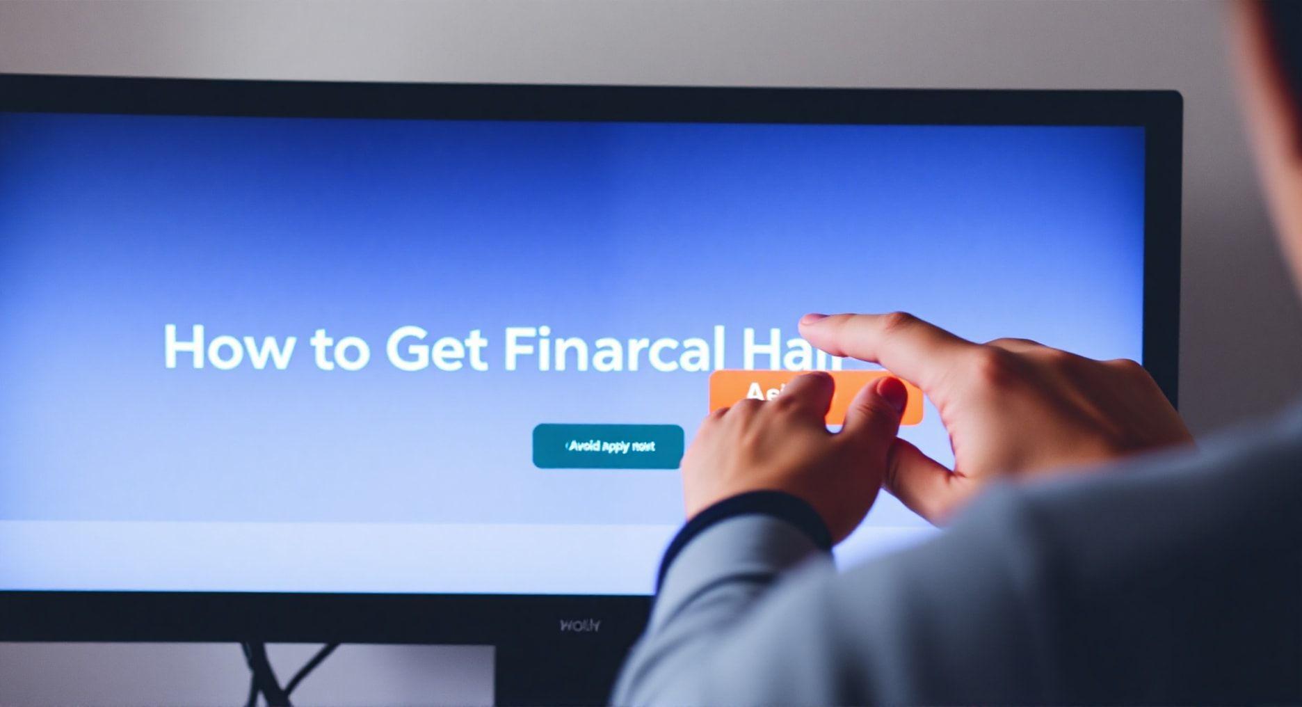 Como receber ajuda financeira pela internet?