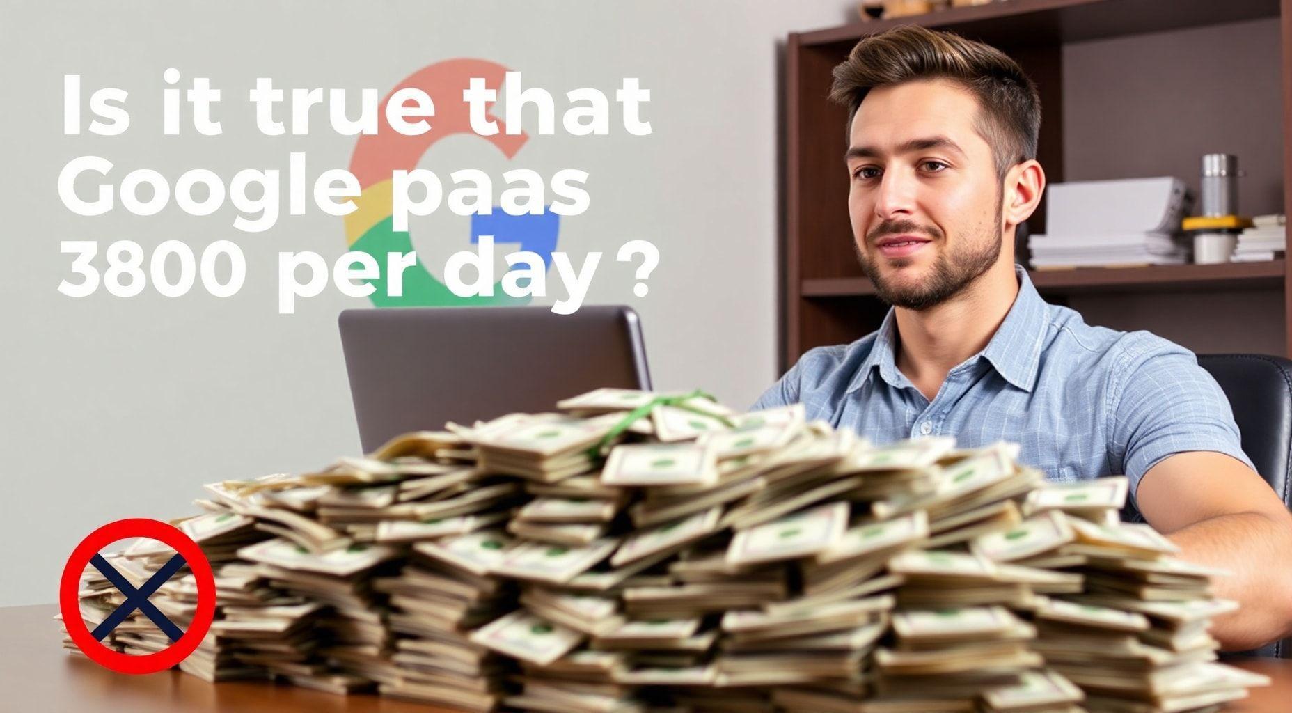 É verdade que o Google está pagando 300 reais por dia?