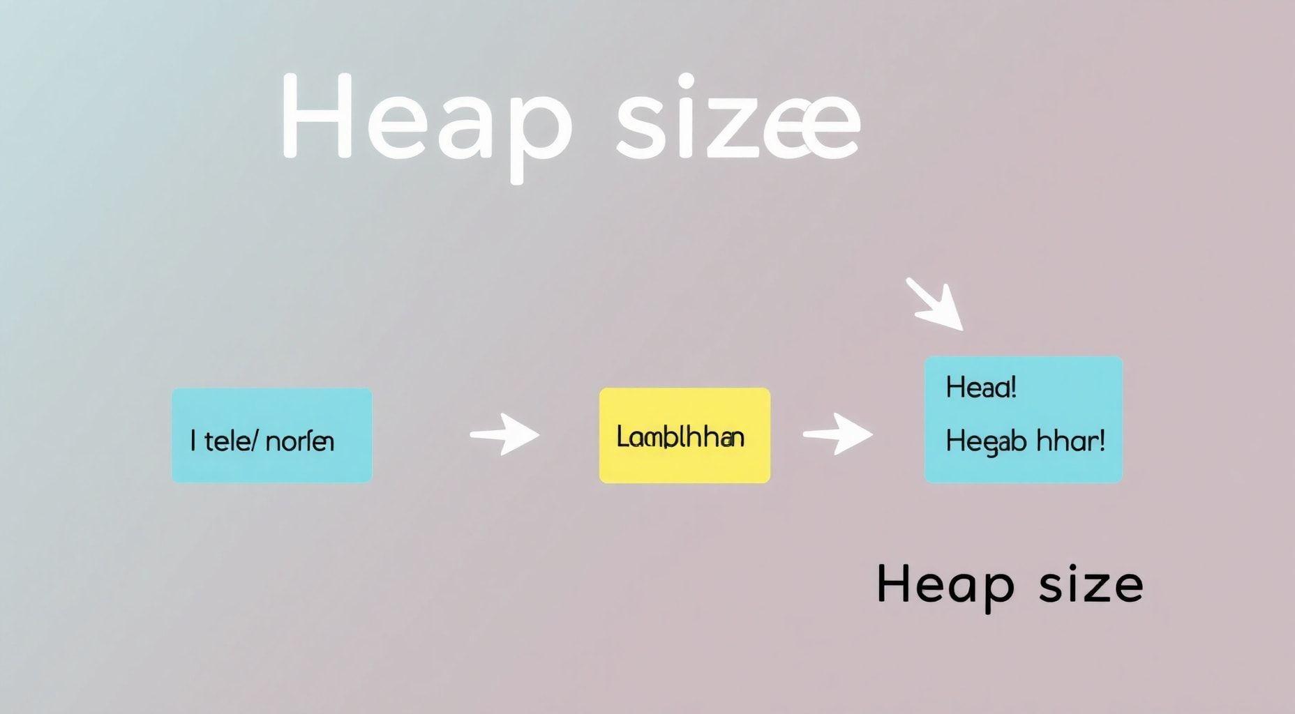 O que é o tamanho do heap em um heap?