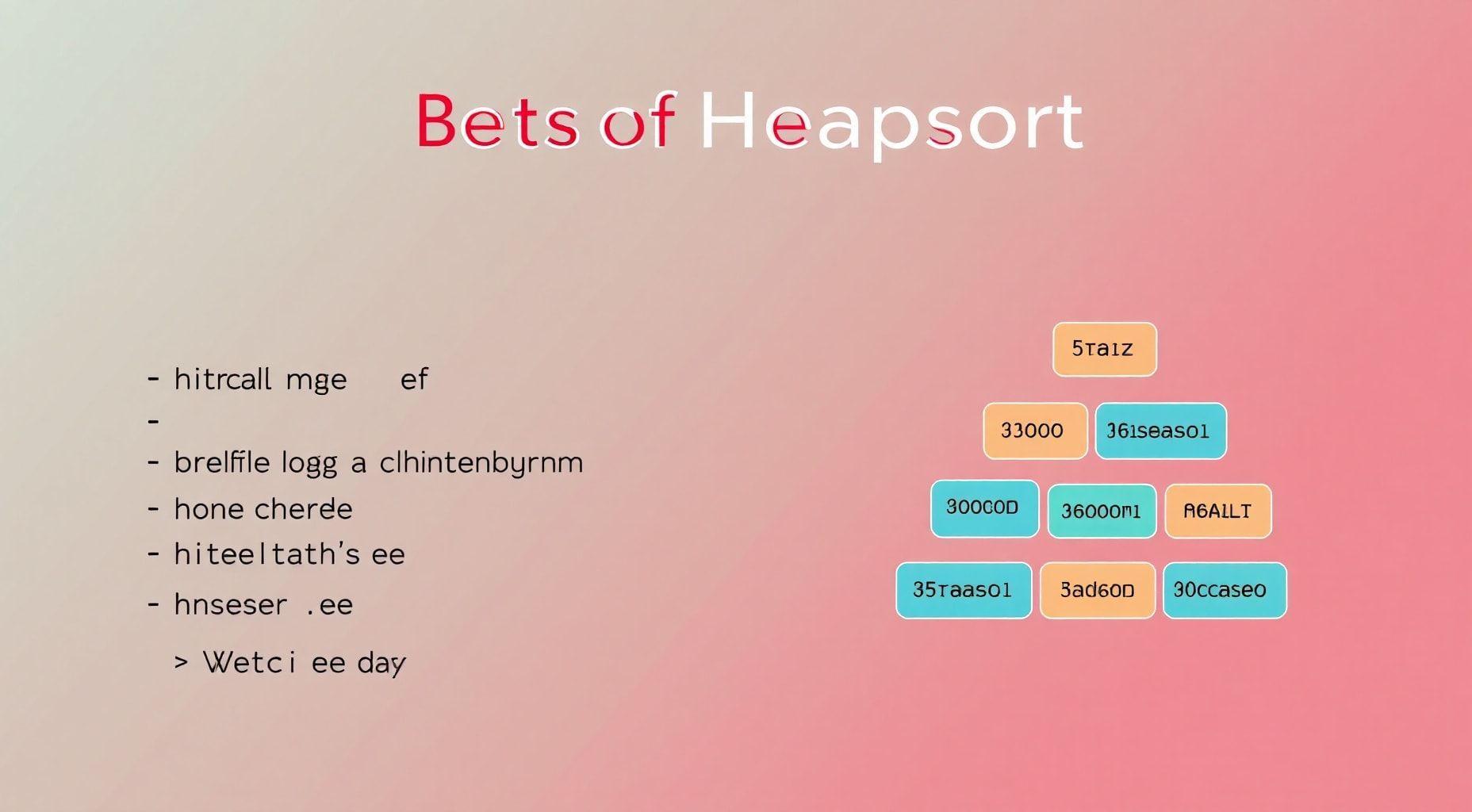 Quais são as vantagens do Heapsort?