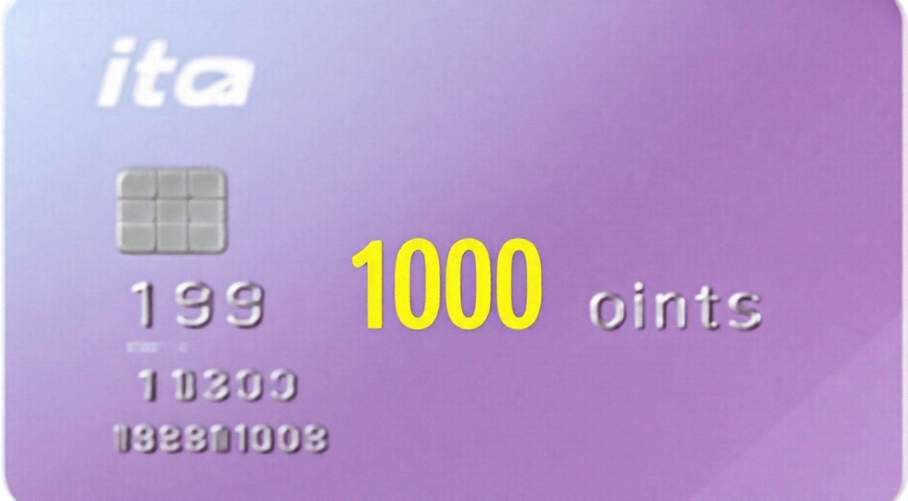 Quanto vale 1.000 pontos no cartão Itaú?