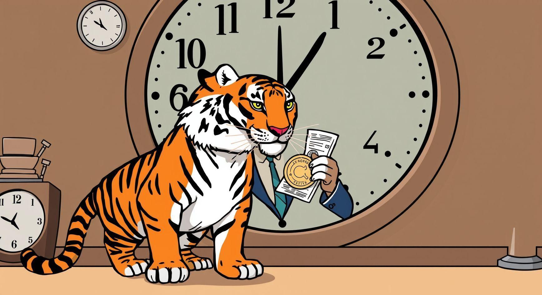 Que horas o tigre paga hoje?