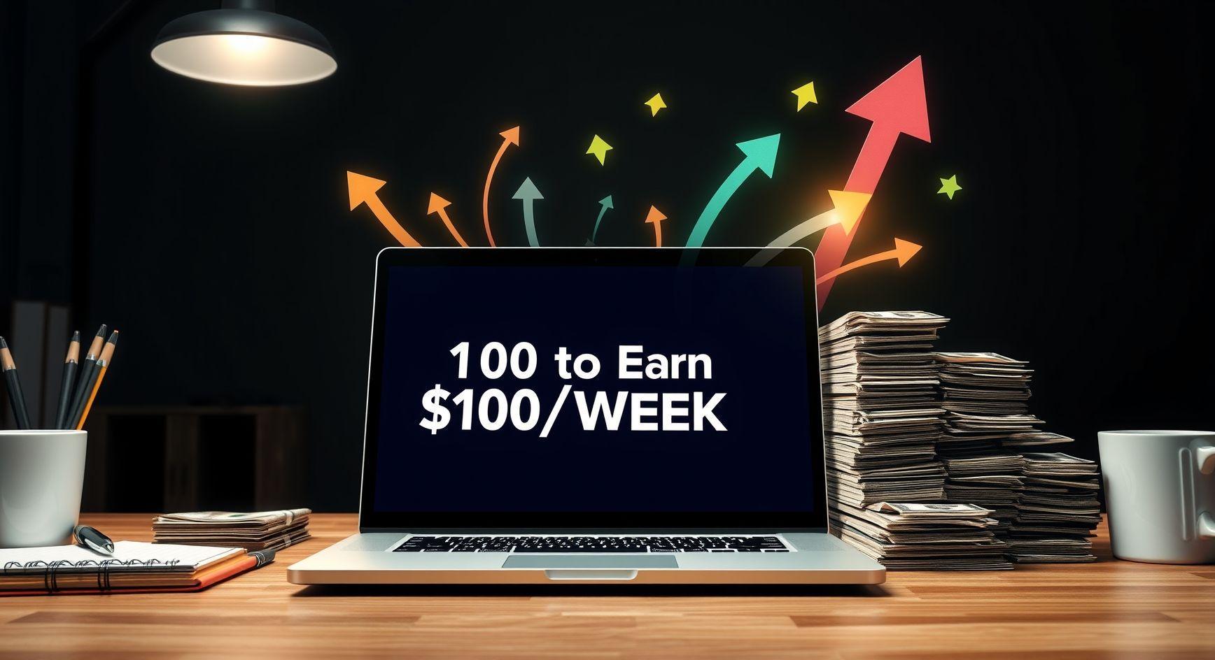 Como ganhar 100 reais por semana na internet?
